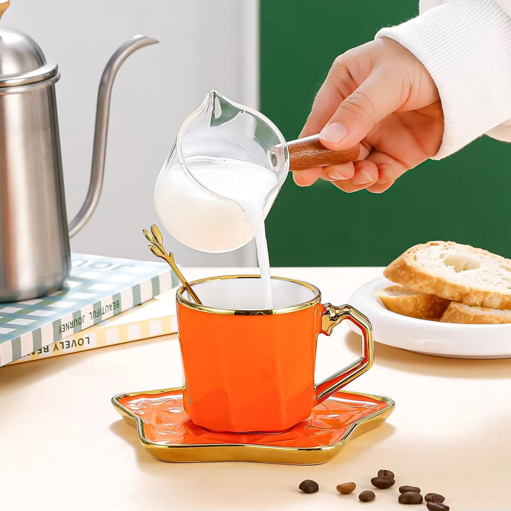 Star shaped saucer and Mug set
