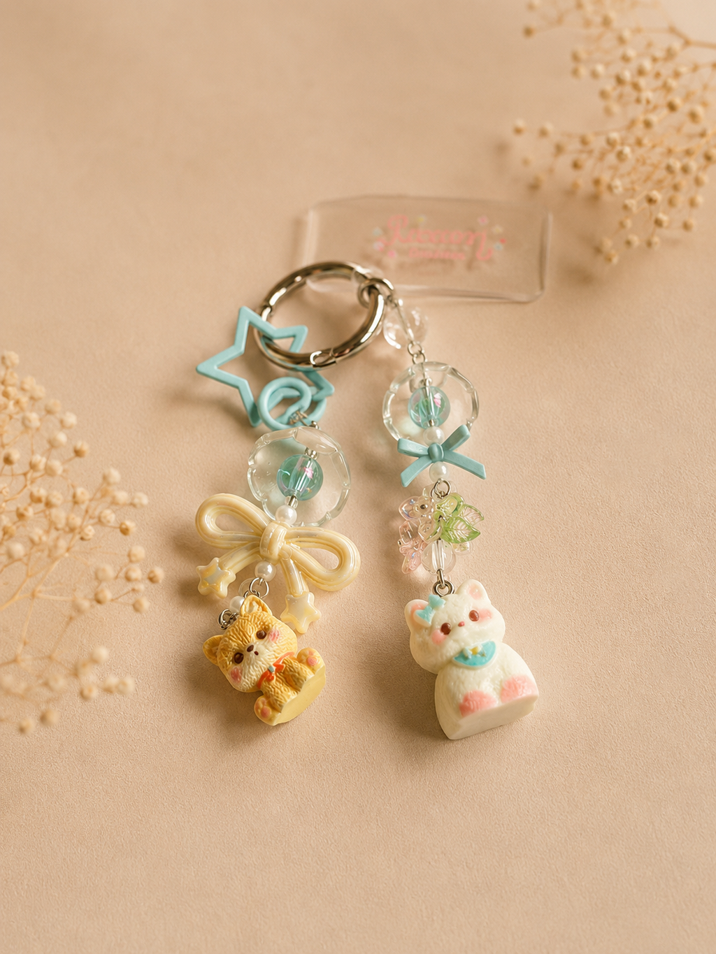 Cat Keychain 2ps set