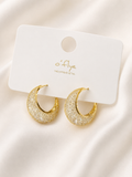 Golden Veil Hoops