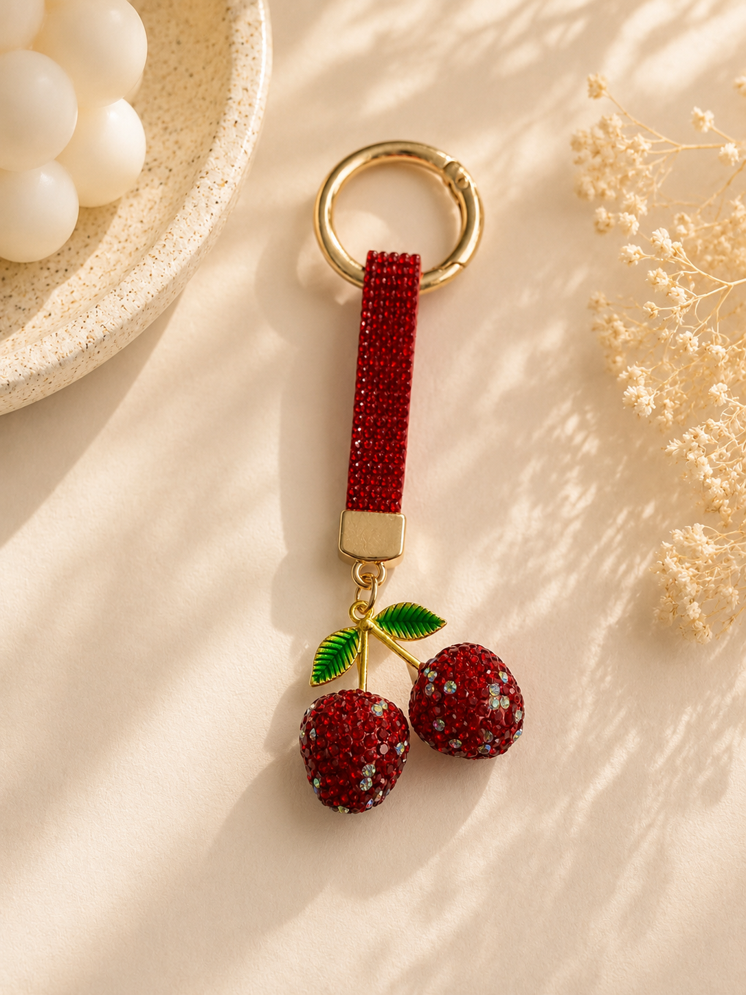 Cherry Keychain