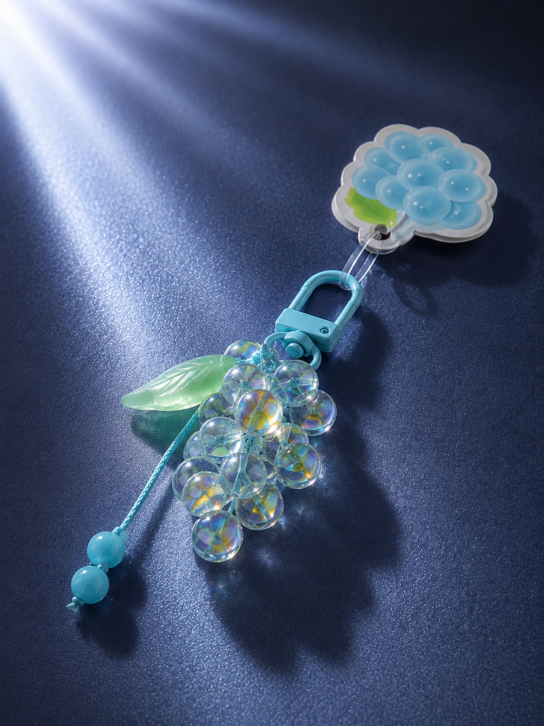 Grape bunch keychain