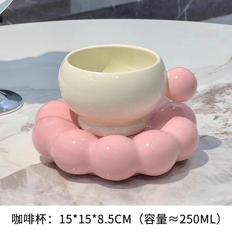 Pinterest Beige and pink Cup and Saucer set