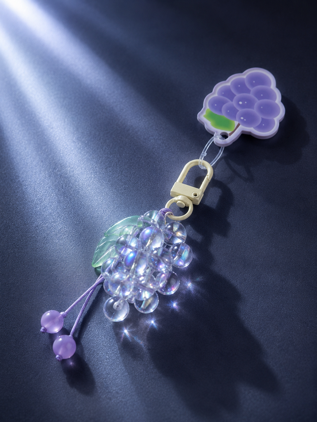 Grape bunch keychain